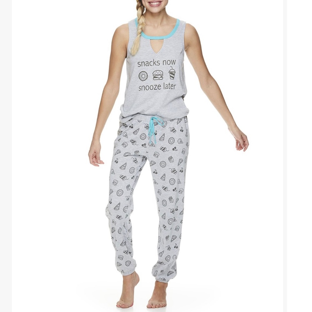 Snack Now Snooze Later Pajama Set